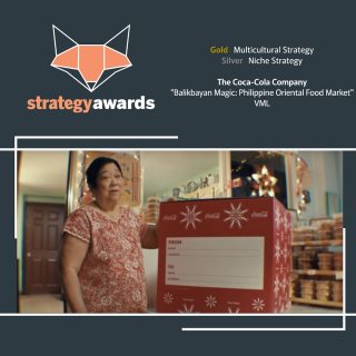 1 Gold, 4 Silvers at The Strategy Awards 🎉
Balikbayan Magic for Coca-Cola and the Write Us Off campaign for the Jane/Finch Community Centre were both recognized for their powerful storytelling and impact. Congratulations to @vml_canada , @angrybutterflyco , and everyone involved. We are so proud to have played a part in bringing these meaningful campaigns to life.